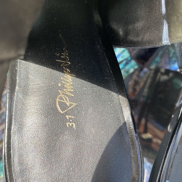 3.1 Phillip Lim black leather platforms size 37 - Picture 10 of 10